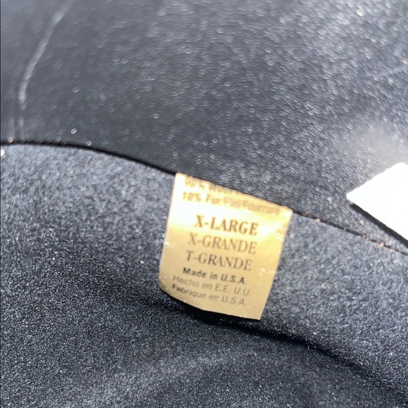 Bailey Co Black Wool Fedora Hat size XL main image 9